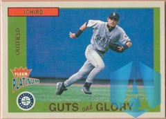 Ichiro 2003 Fleer Platinum Guts and Glory #14 of 20 Mariners